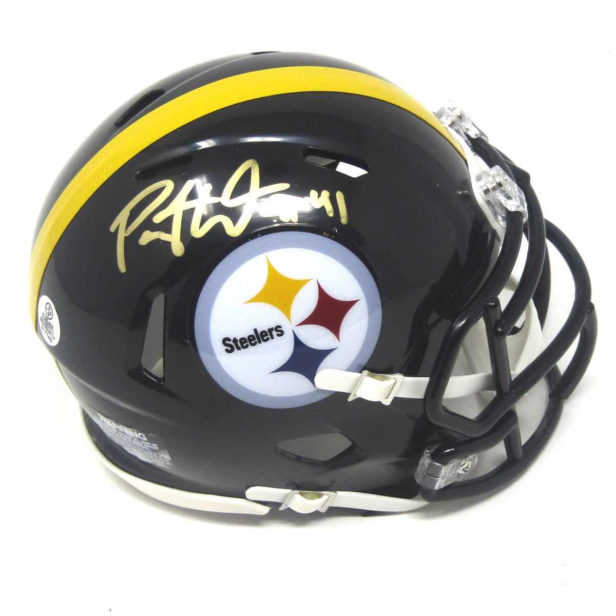 Pittsburgh Steelers #41 Payton Wilson Autographed Riddell Speed Mini Helmet