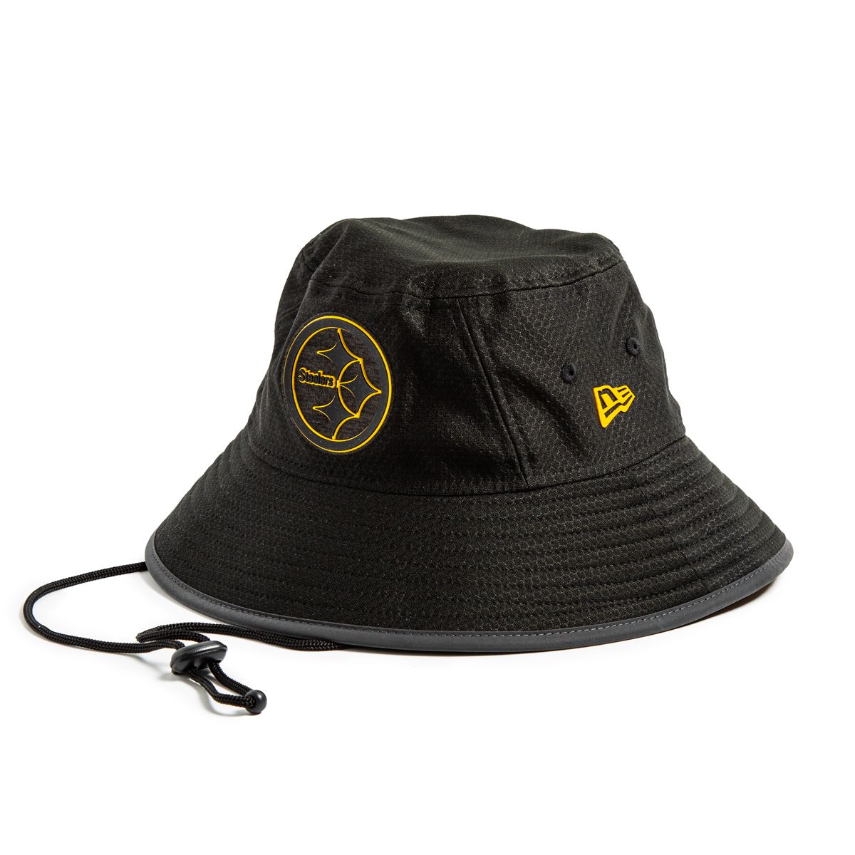 Pittsburgh Steelers New Era Two Tone Mold Color Rush Bucket Hat 3 Pittsburgh Steelers New Era Two Tone Mold Color Rush Bucket Hat