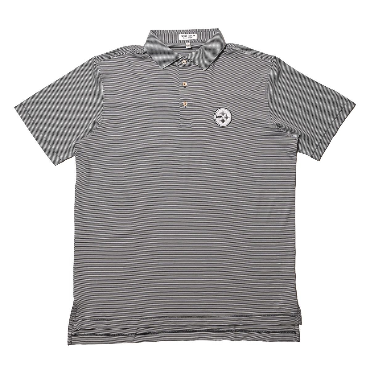 Pittsburgh Steelers Men's Peter Millar Jubilee Performance Jersey Polo