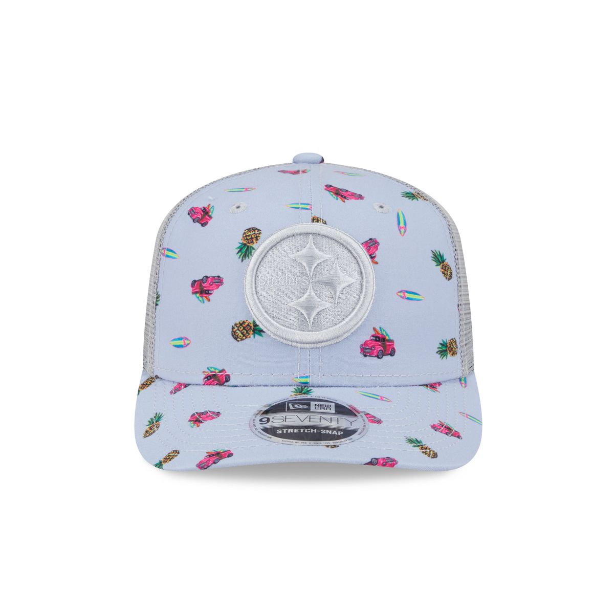 Pittsburgh Steelers Women's New Era 9SEVENTY Surfboards & Pineapples Hat 2 Pittsburgh Steelers Women's New Era 9SEVENTY Surfboards & Pineapples Hat