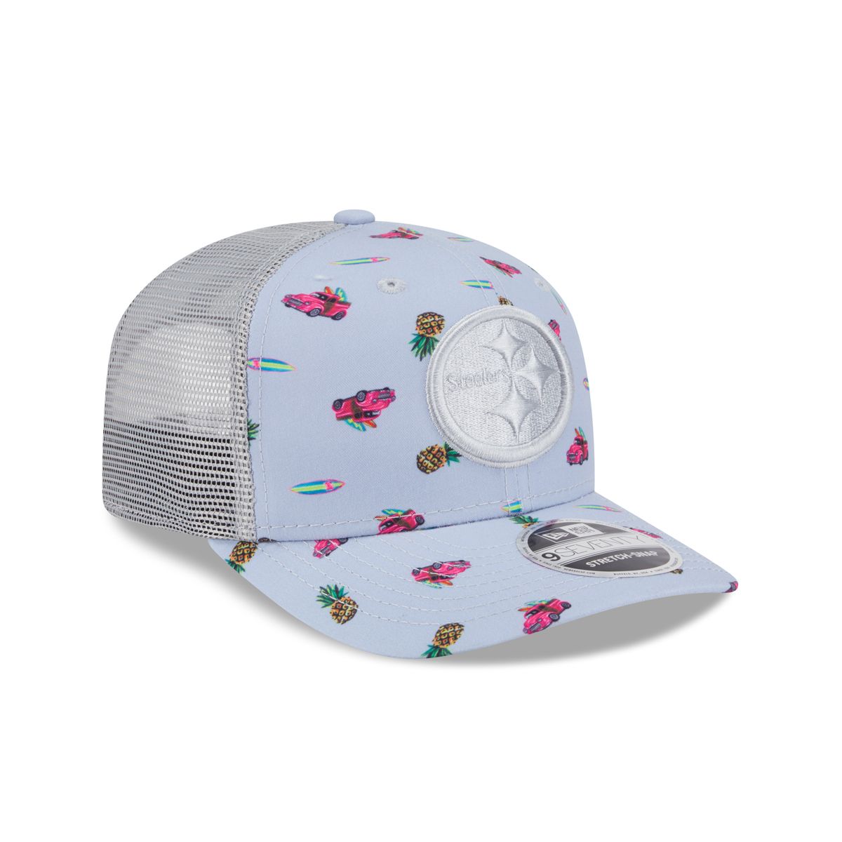 Pittsburgh Steelers Women's New Era 9SEVENTY Surfboards & Pineapples Hat 3 Pittsburgh Steelers Women's New Era 9SEVENTY Surfboards & Pineapples Hat