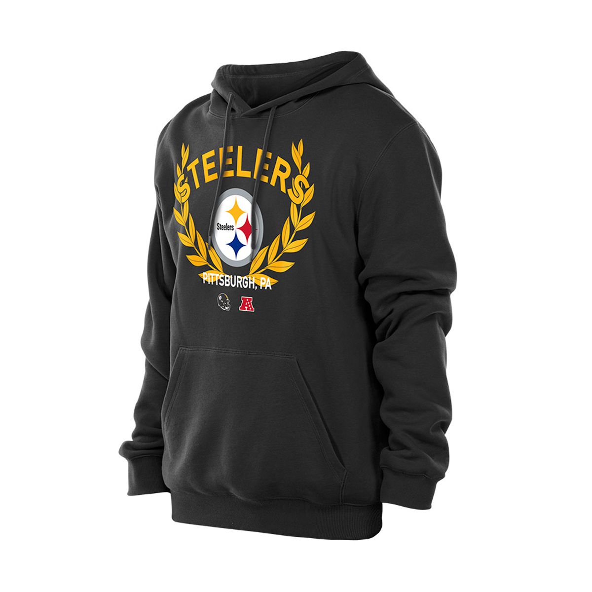Pittsburgh Steelers Men's New Era Draft Pullover Fleece Hoodie