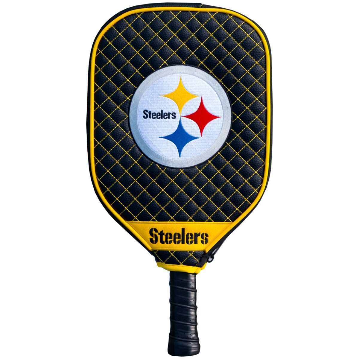 Pittsburgh Steelers Pickleball Quilted Paddle Cover