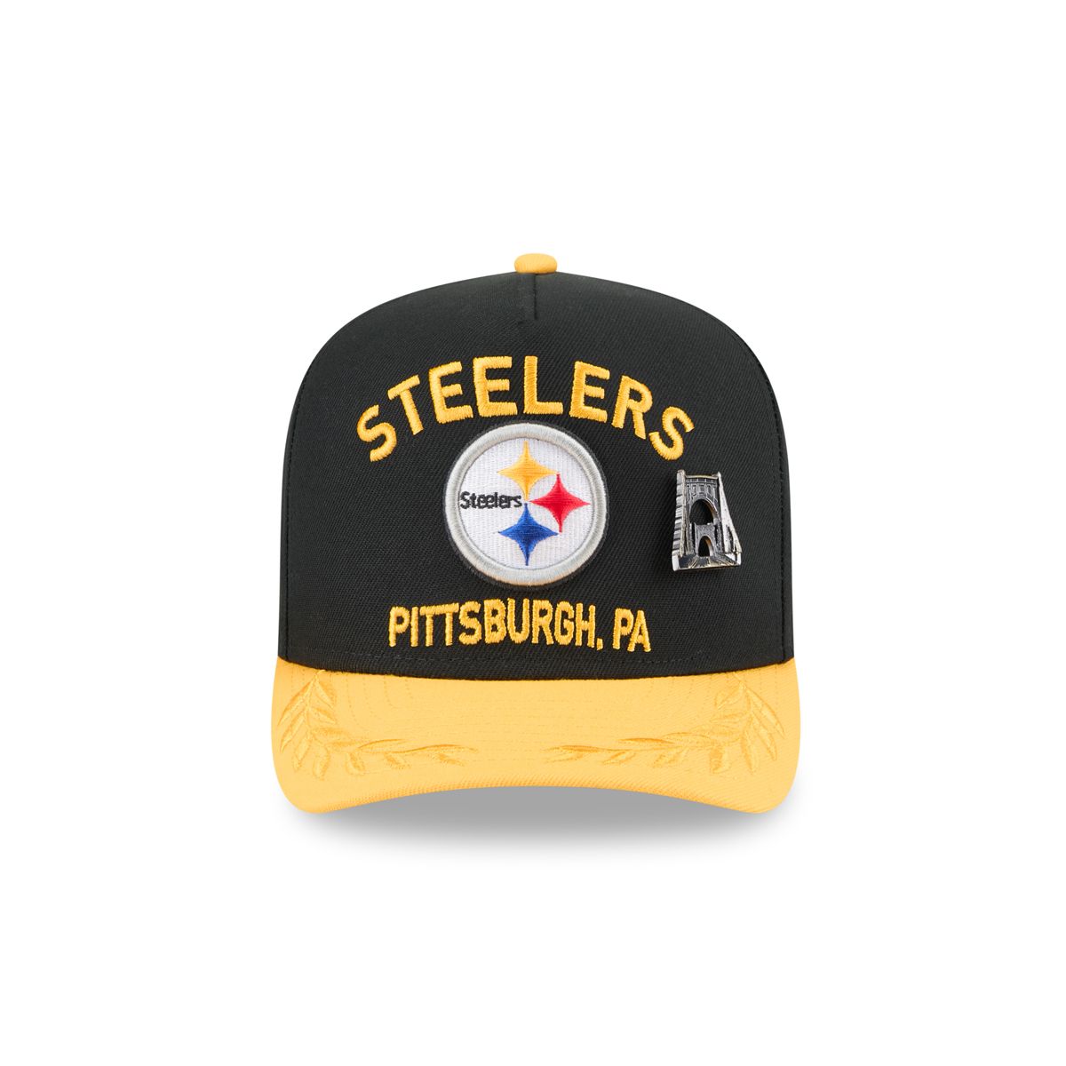 Pittsburgh Steelers New Era 59FIFTY A-Frame Draft Hat w/ Pin