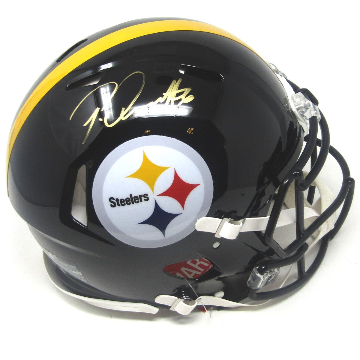 Pittsburgh Steelers #6 Patrick Queen Autographed Riddell Authentic Speed Full-Size Helmet