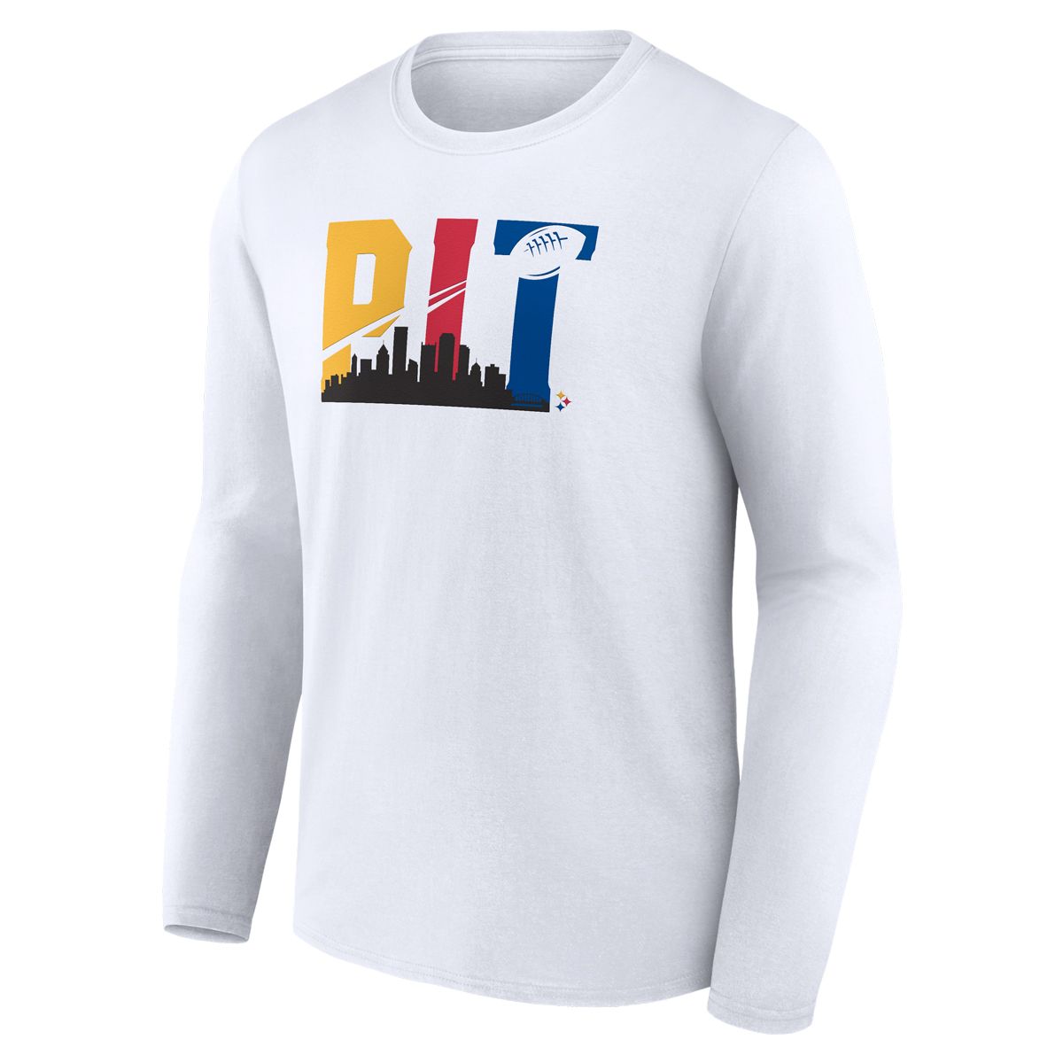 Pittsburgh Steelers Men's PIT Skyline Long Sleeve T-Shirt