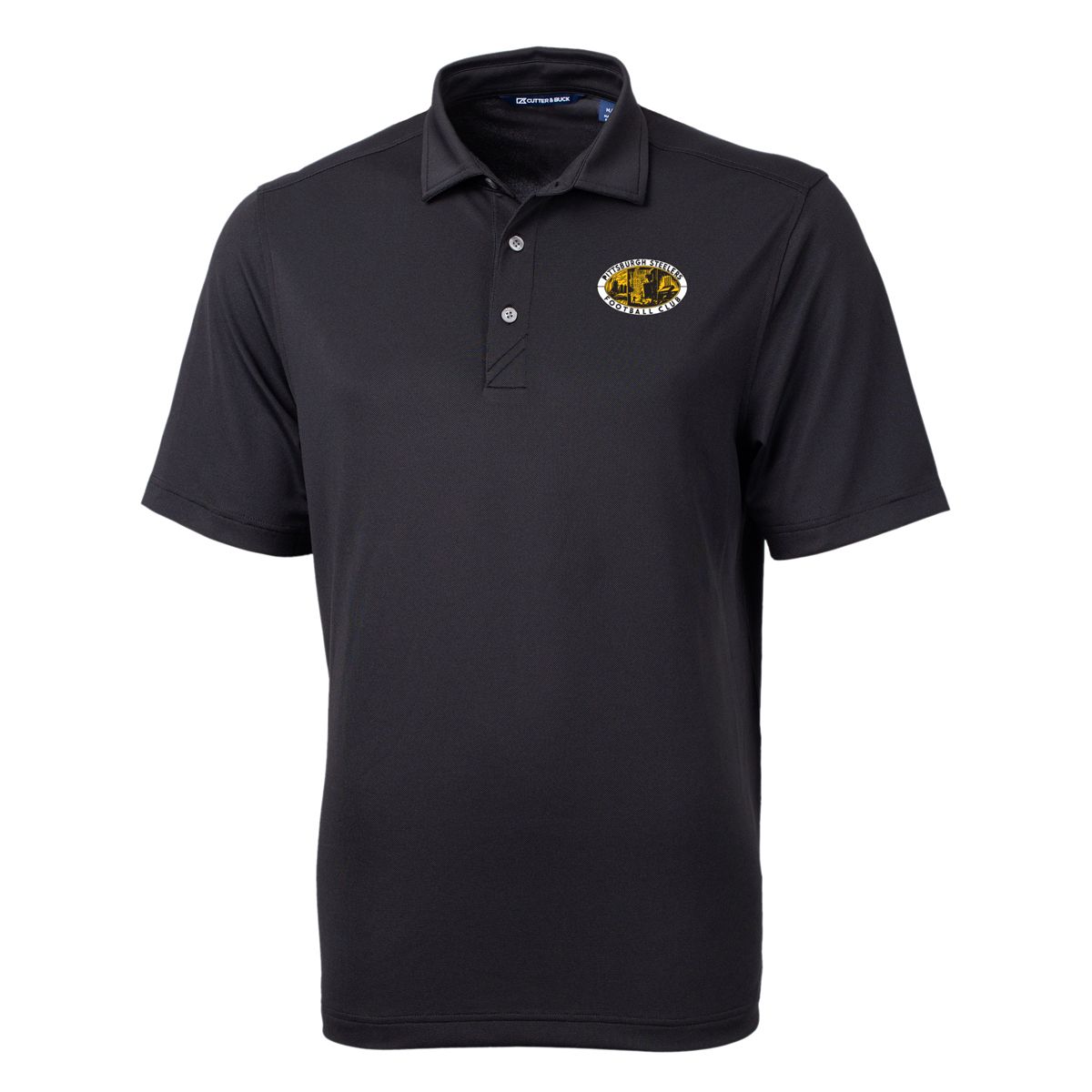 Pittsburgh Steelers Men's Cutter & Buck Historic Virtue Eco Pique Polo