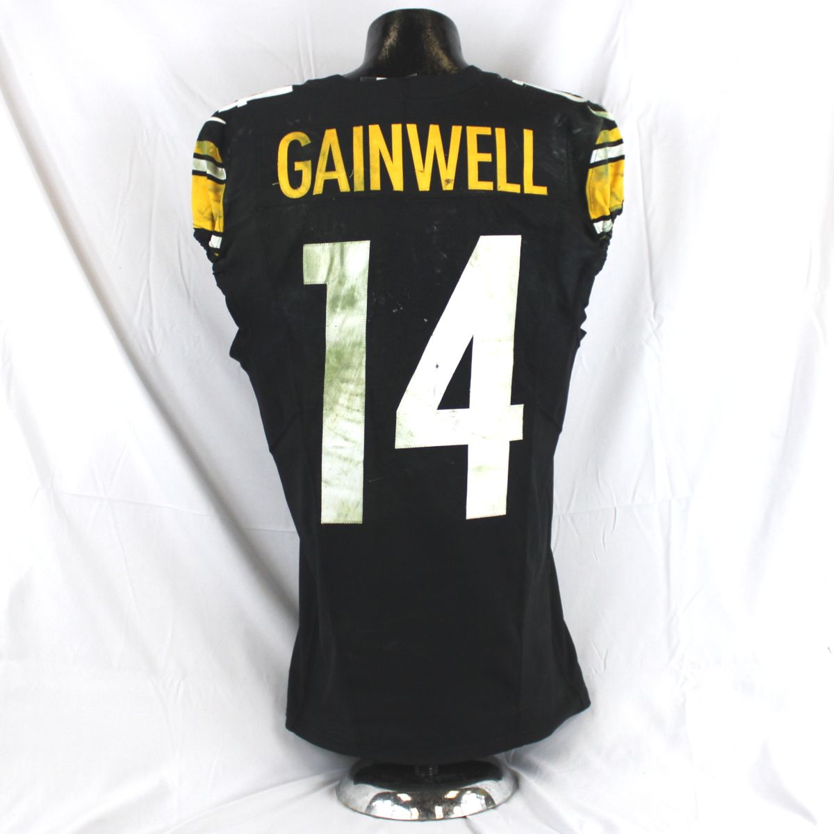 Pittsburgh Steelers #14 Kenneth Gainwell Home Game Used Jersey* vs Baltimore 1 Pittsburgh Steelers #14 Kenneth Gainwell Home Game Used Jersey* vs Baltimore