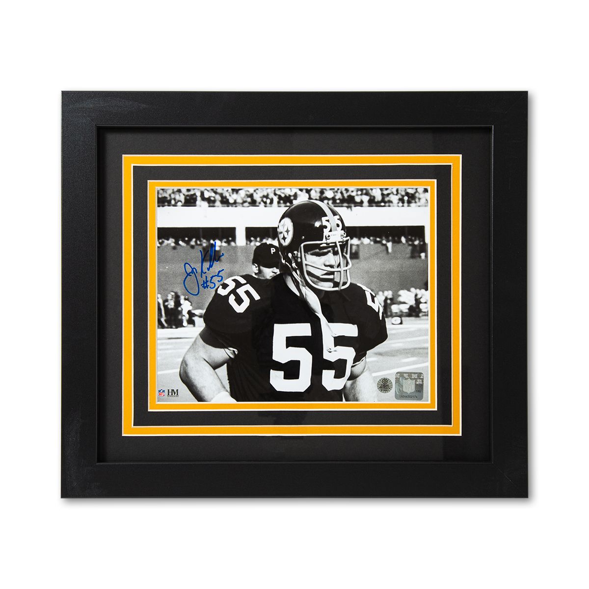 Pittsburgh Steelers #55 John Kolb Signed & Framed 8x10 Jogging Off 3 Pittsburgh Steelers #55 John Kolb Signed & Framed 8x10 Jogging Off