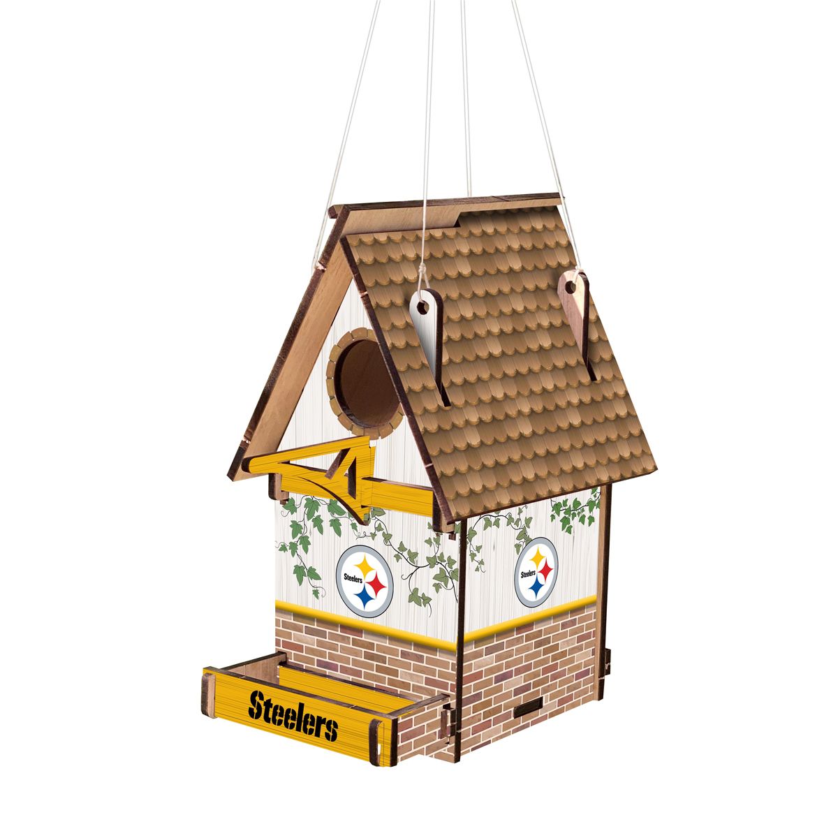 Pittsburgh Steelers Buildable Bird House 9 Pittsburgh Steelers Buildable Bird House