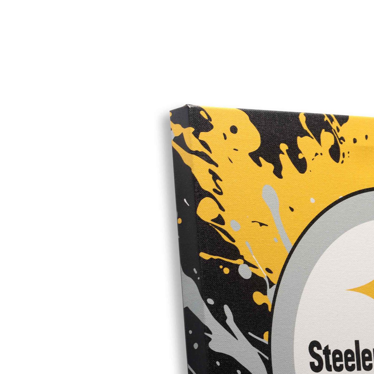 Pittsburgh Steelers Splatter Skyline Canvas Wall Art 4 Pittsburgh Steelers Splatter Skyline Canvas Wall Art