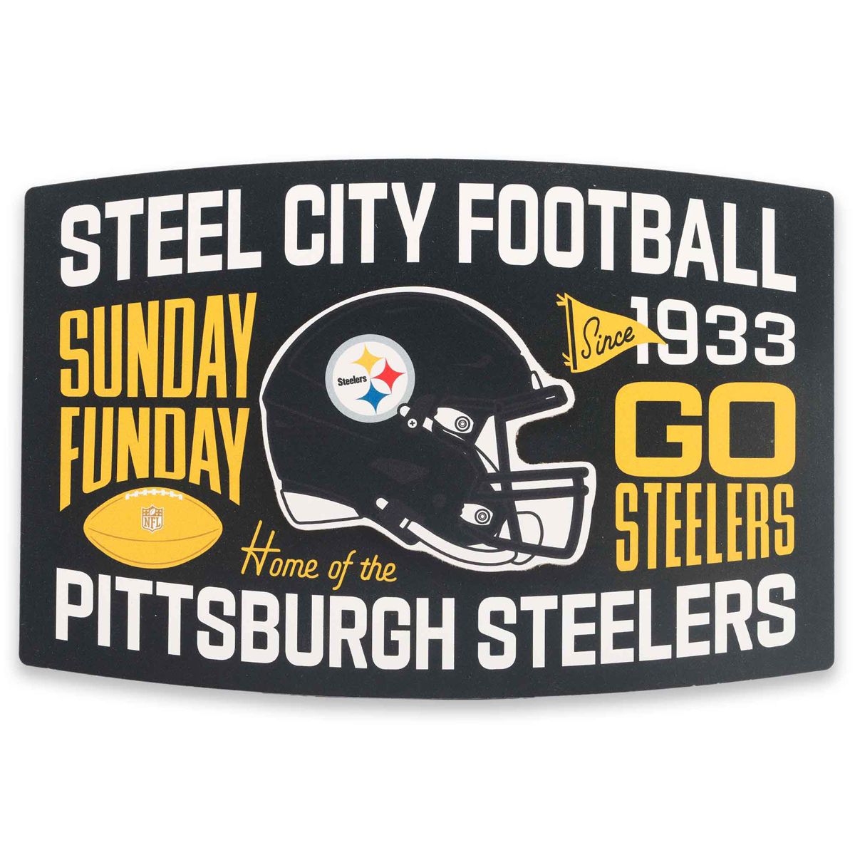 Pittsburgh Steelers Team Story Wooden Sign 4 Pittsburgh Steelers Team Story Wooden Sign