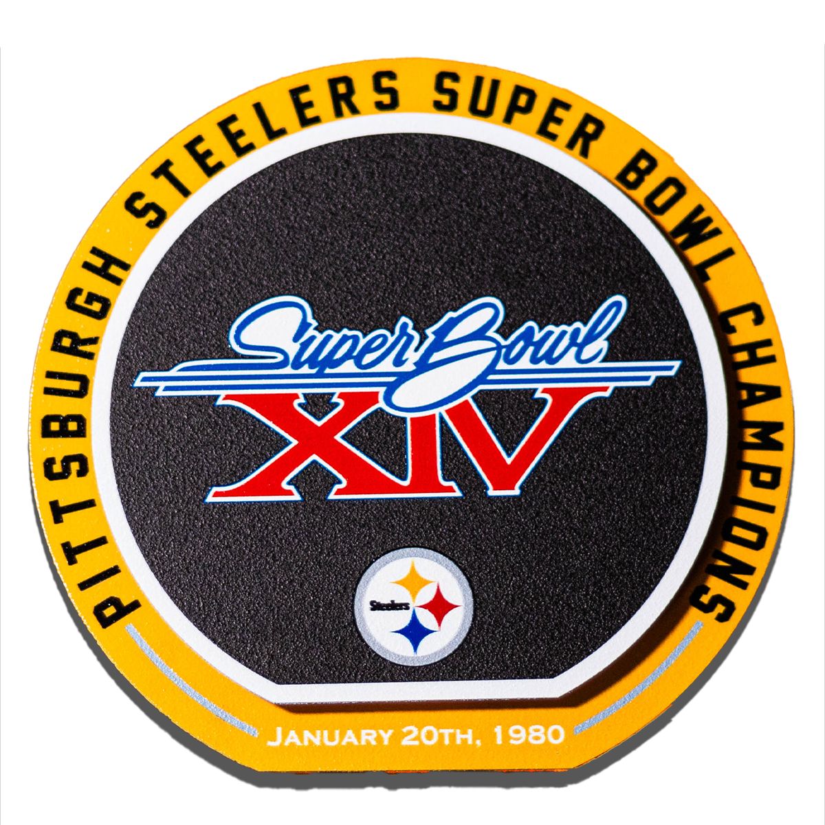 Pittsburgh Steelers Double Play 8in Superbowl XIV Sign 1 Pittsburgh Steelers Double Play 8in Superbowl XIV Sign