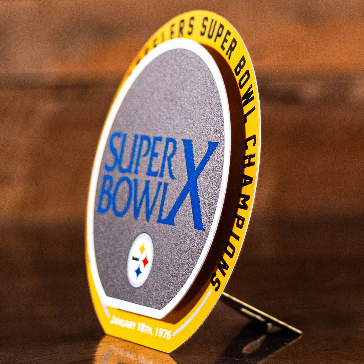 Pittsburgh Steelers Double Play 8in Superbowl X Sign 3 Pittsburgh Steelers Double Play 8in Superbowl X Sign