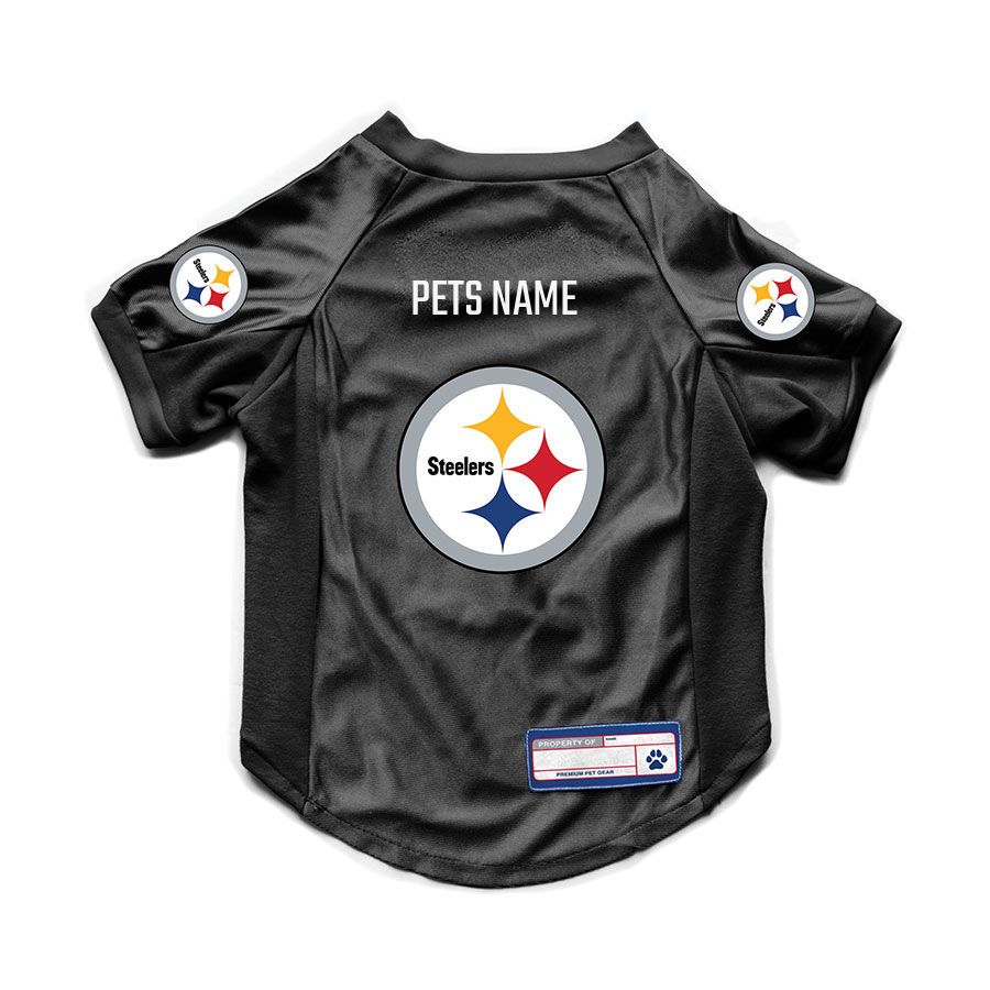 Pittsburgh Steelers Personalized Pet Stretch Jersey 9 Pittsburgh Steelers Personalized Pet Stretch Jersey