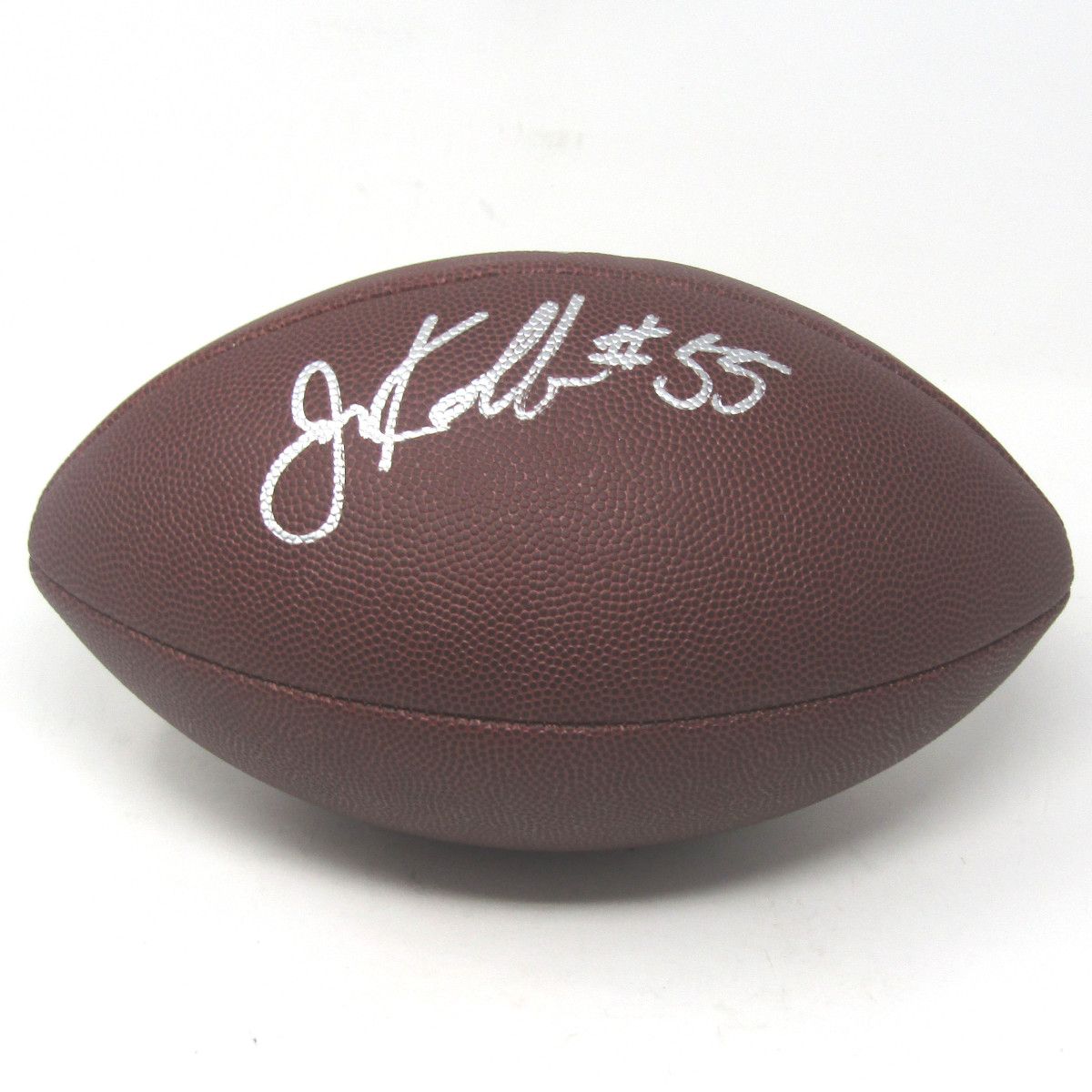 Pittsburgh Steelers #55 Jon Kolb Autographed Replica “The Duke” NFL Football