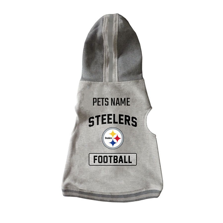 Pittsburgh Steelers Personalized Pet Hooded Crewneck 1 Pittsburgh Steelers Personalized Pet Hooded Crewneck