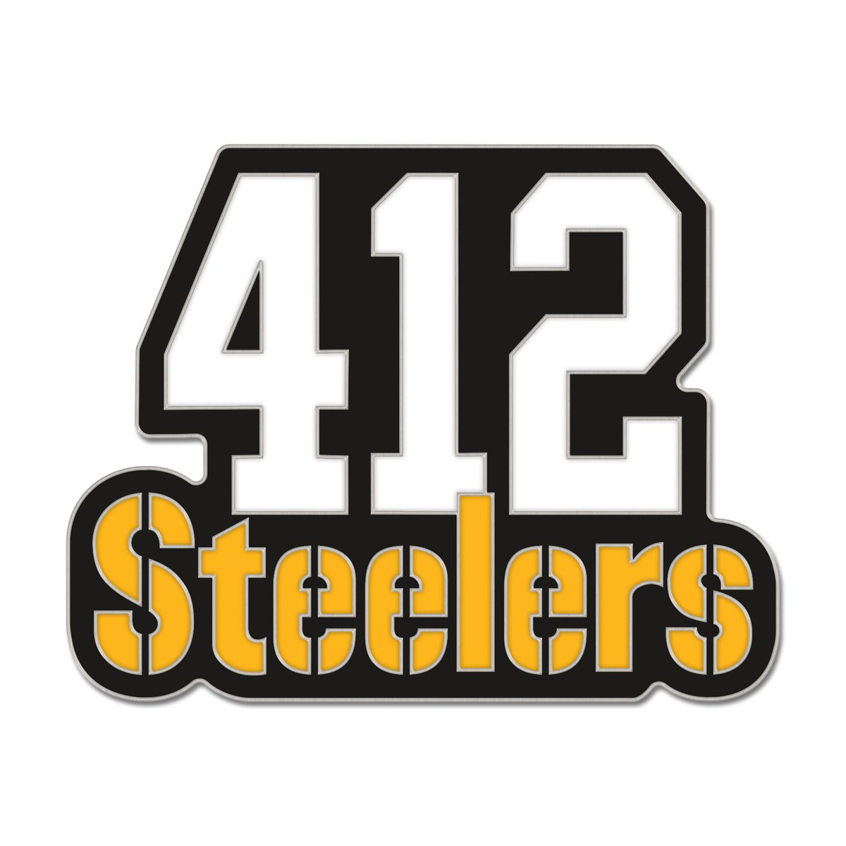 Pittsburgh Steelers 412 Lapel Pin 2 Pittsburgh Steelers 412 Lapel Pin