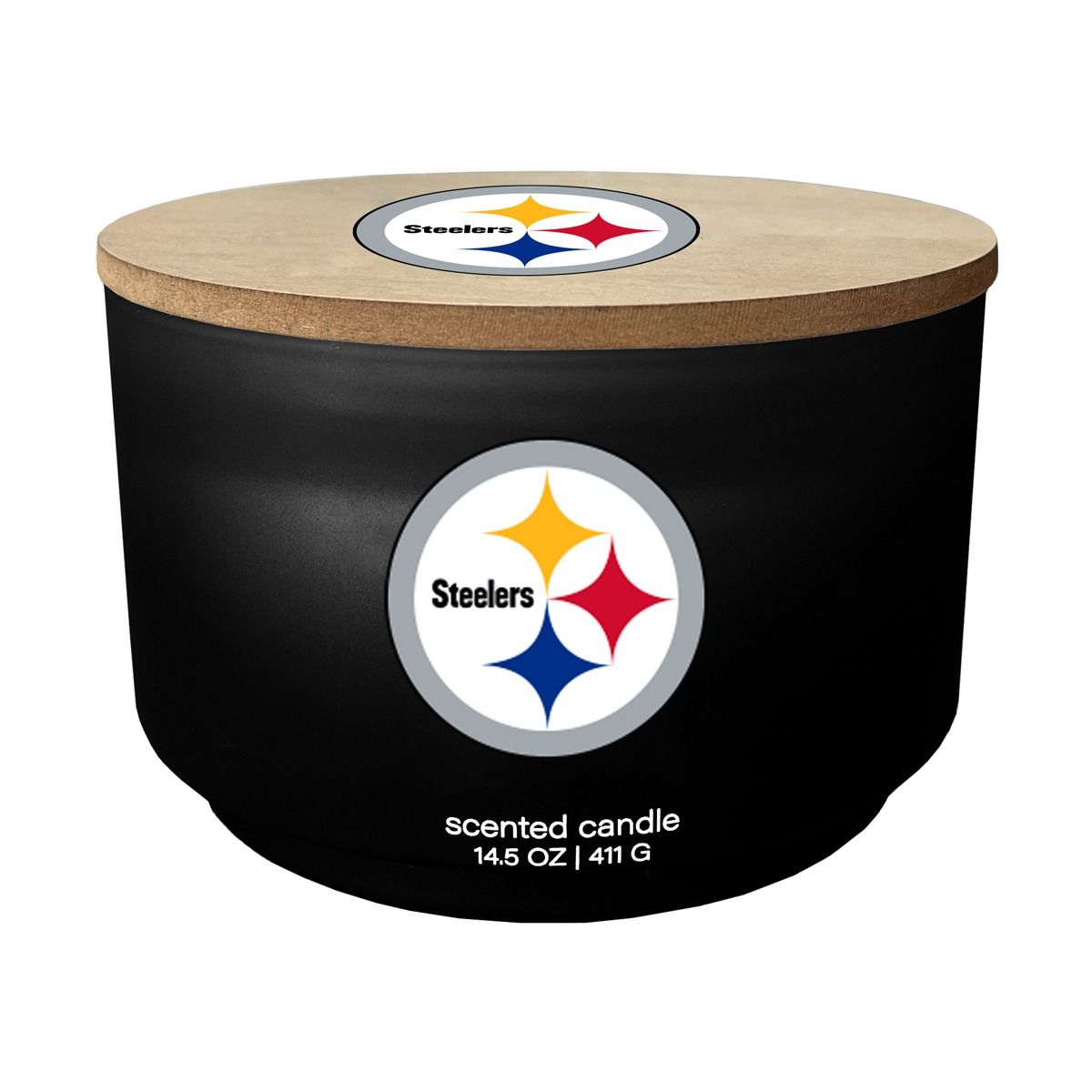 Pittsburgh Steelers 14.5oz Ceramic Bowl Gradient Logo Scented Candle 2 Pittsburgh Steelers 14.5oz Ceramic Bowl Gradient Logo Scented Candle