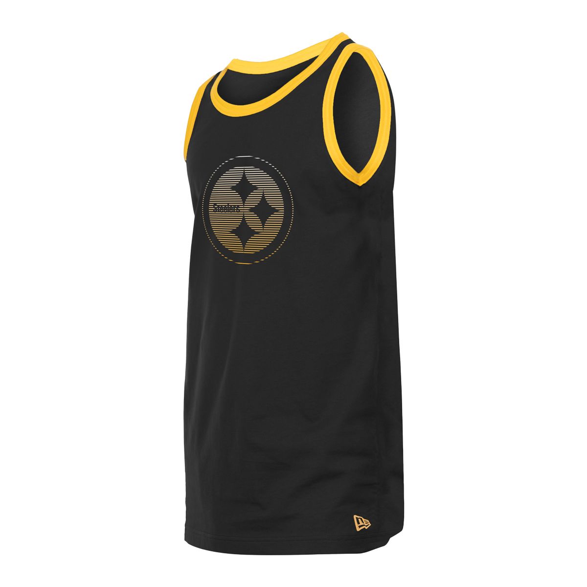 Pittsburgh Steelers Men's New Era Ombre Primary Logo Tank 3 Pittsburgh Steelers Men's New Era Ombre Primary Logo Tank