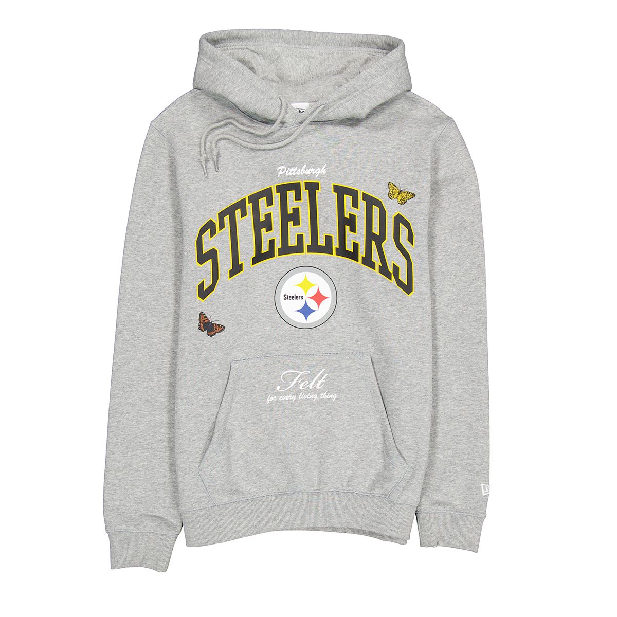 Pittsburgh Steelers New Era x FELT Men's Pullover Fleece Hoodie