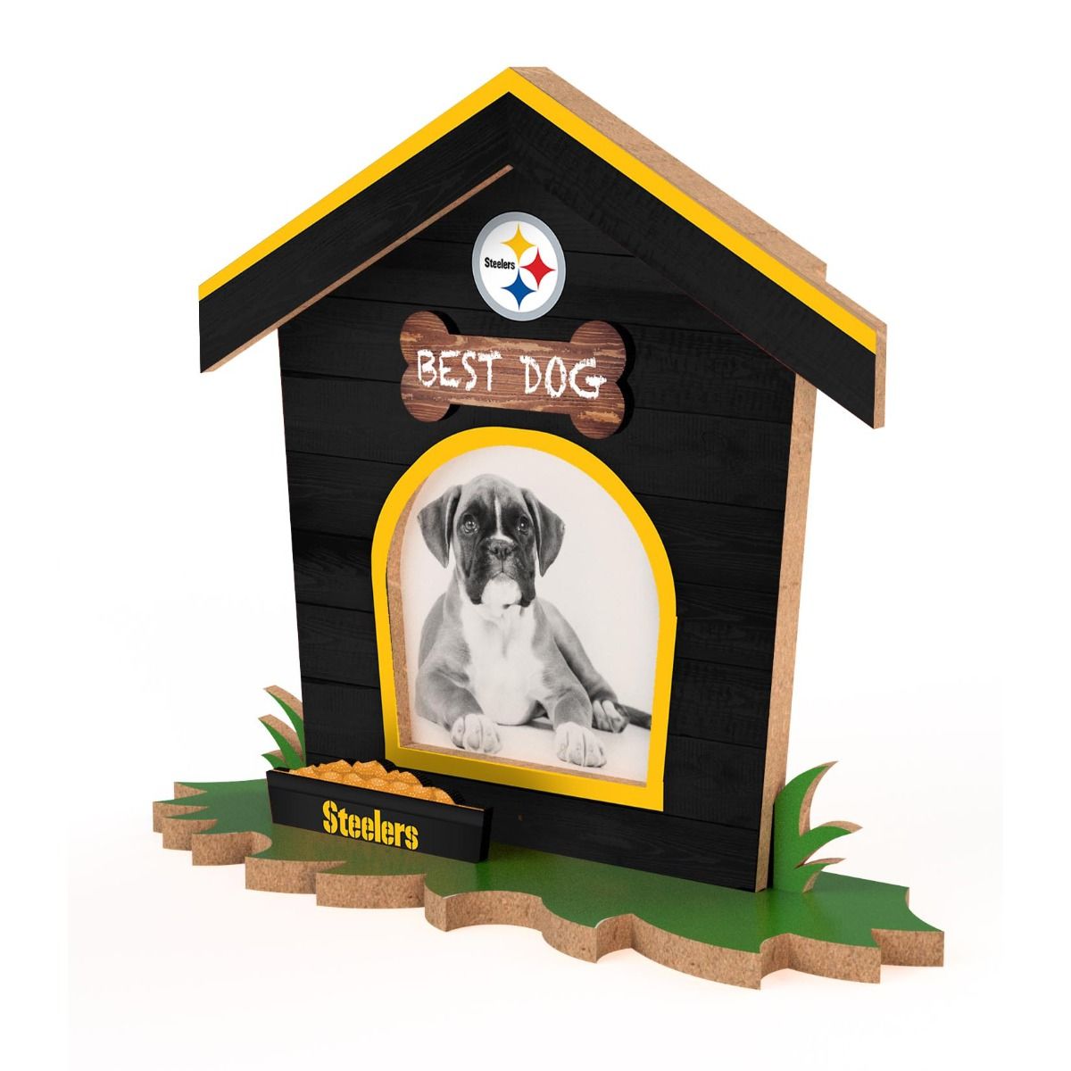 Pittsburgh Steelers 3D Dog House Pet Picture Frame