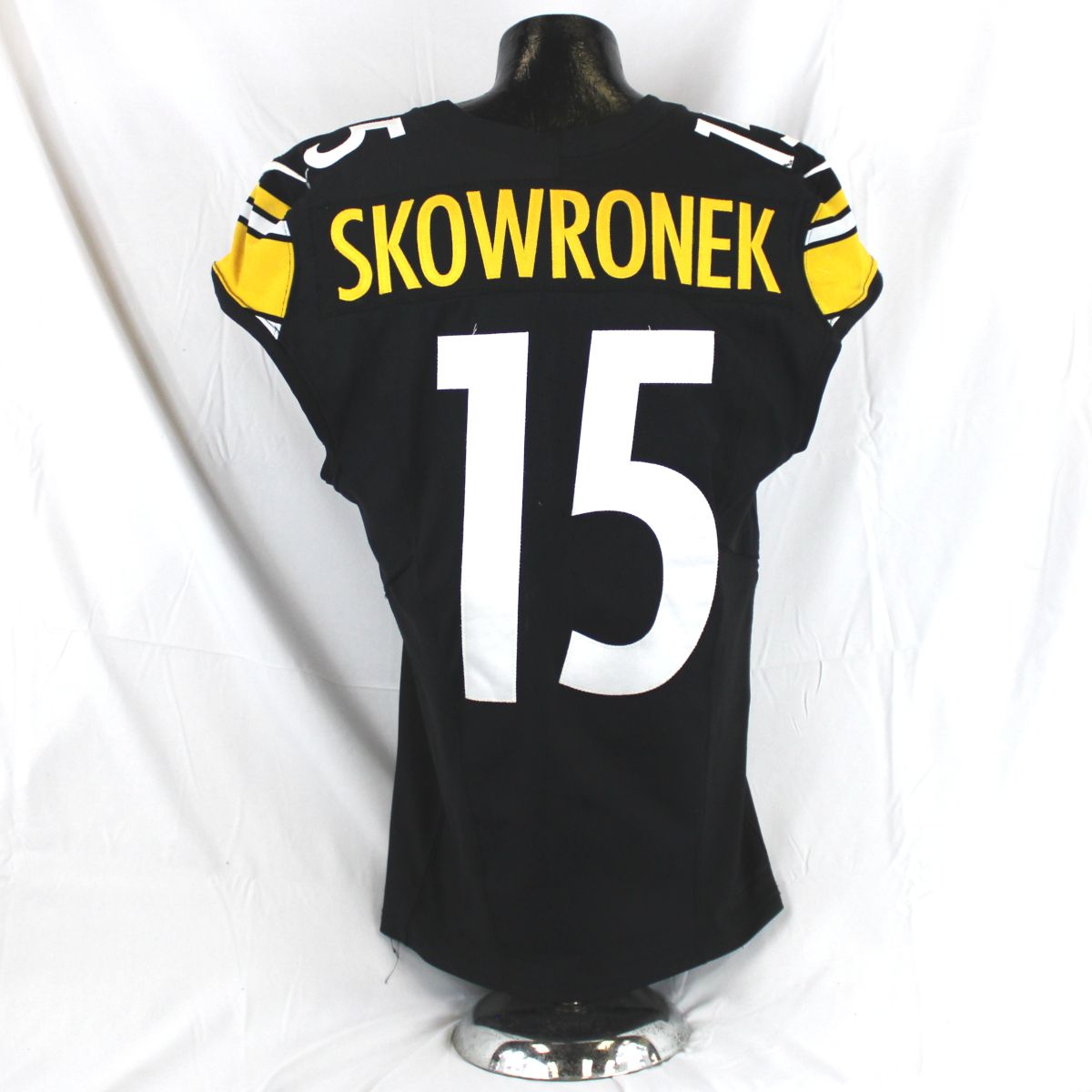 Pittsburgh Steelers #15 Ben Skowronek Home Game Used Jersey* vs Buffalo