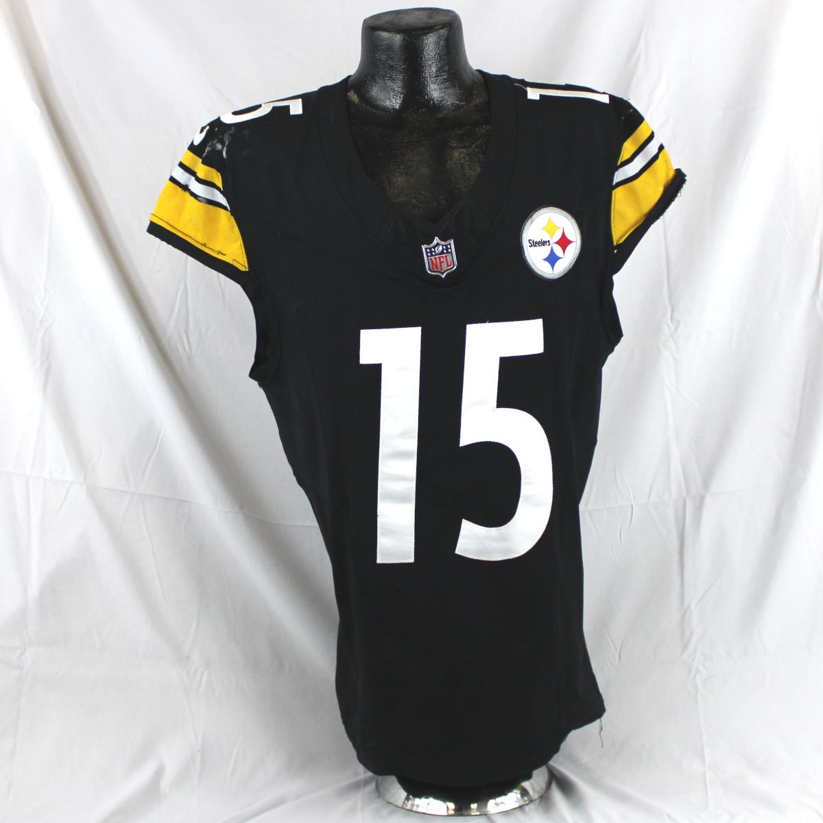 Pittsburgh Steelers #15 Ben Skowronek Home Game Used Jersey* vs Buffalo