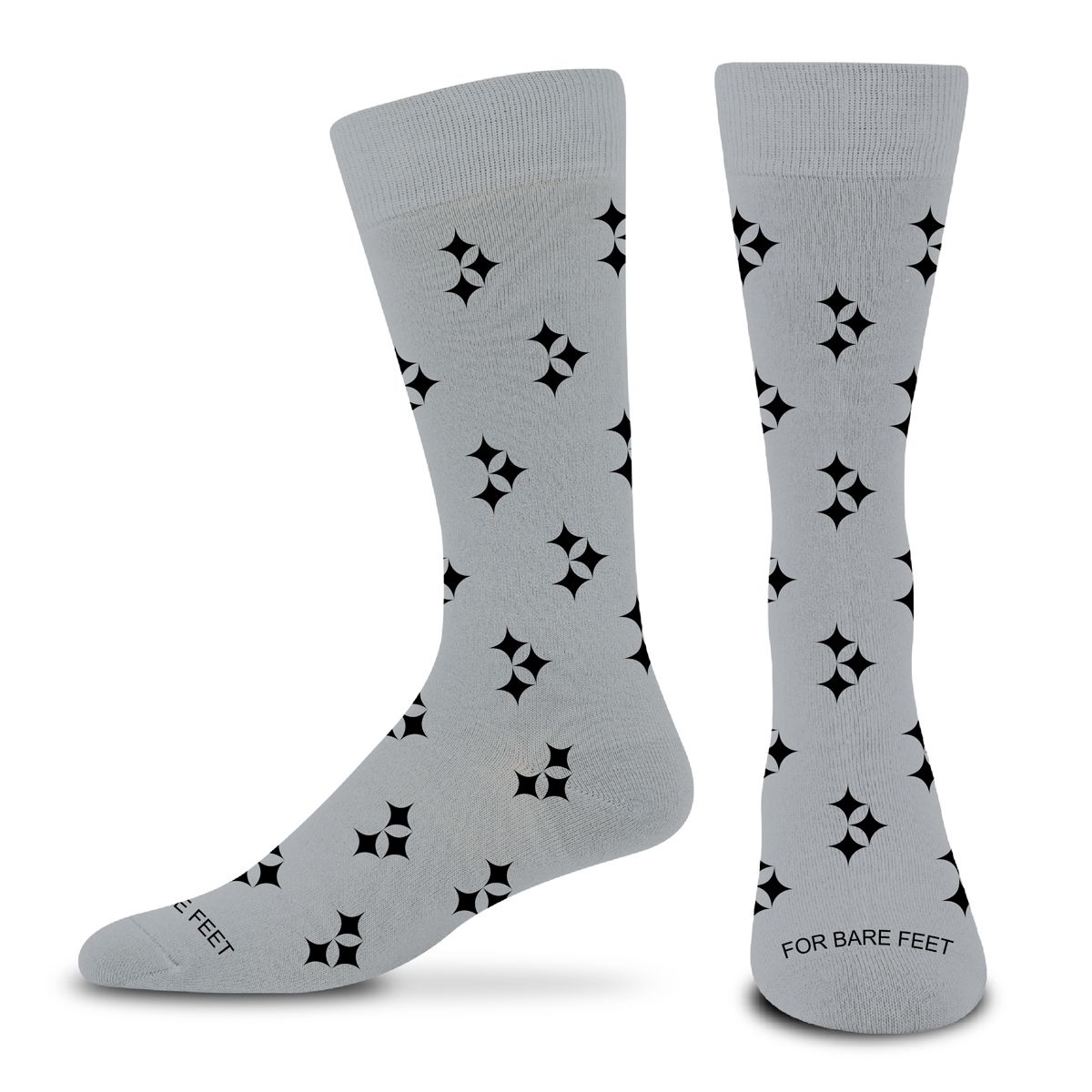 Pittsburgh Steelers Grey Hypocycloid Dress Sock