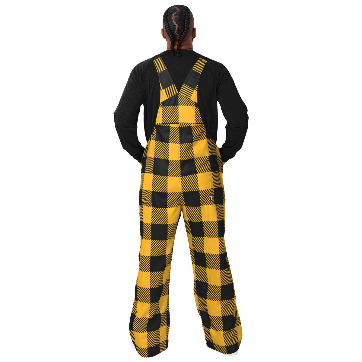 Pittsburgh Steelers Buffalo Plaid Overalls