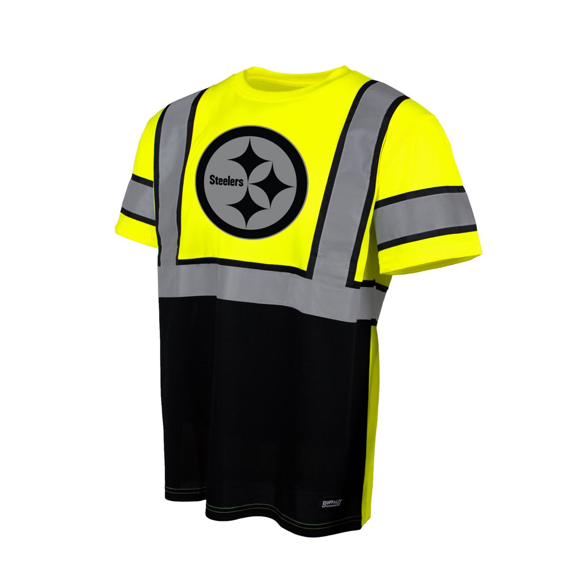 Pittsburgh Steelers Men's Buffalo Outdoors Hi-Vis Safety Short Sleeve T-Shirt 7 Pittsburgh Steelers Men's Buffalo Outdoors Hi-Vis Safety Short Sleeve T-Shirt