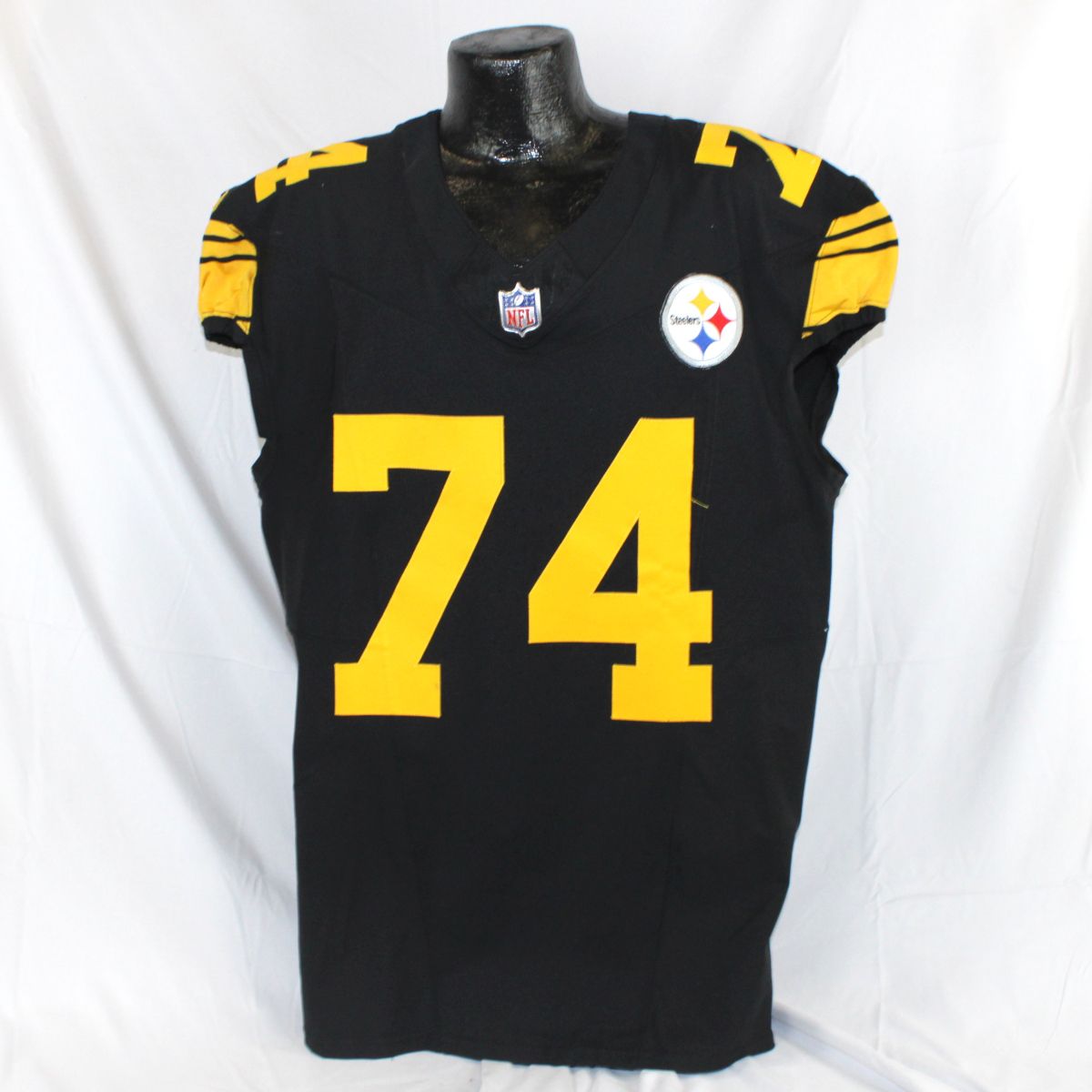 Pittsburgh Steelers #74 Spencer Anderson 2025 Color Rush Game Used Jersey (Laundered)