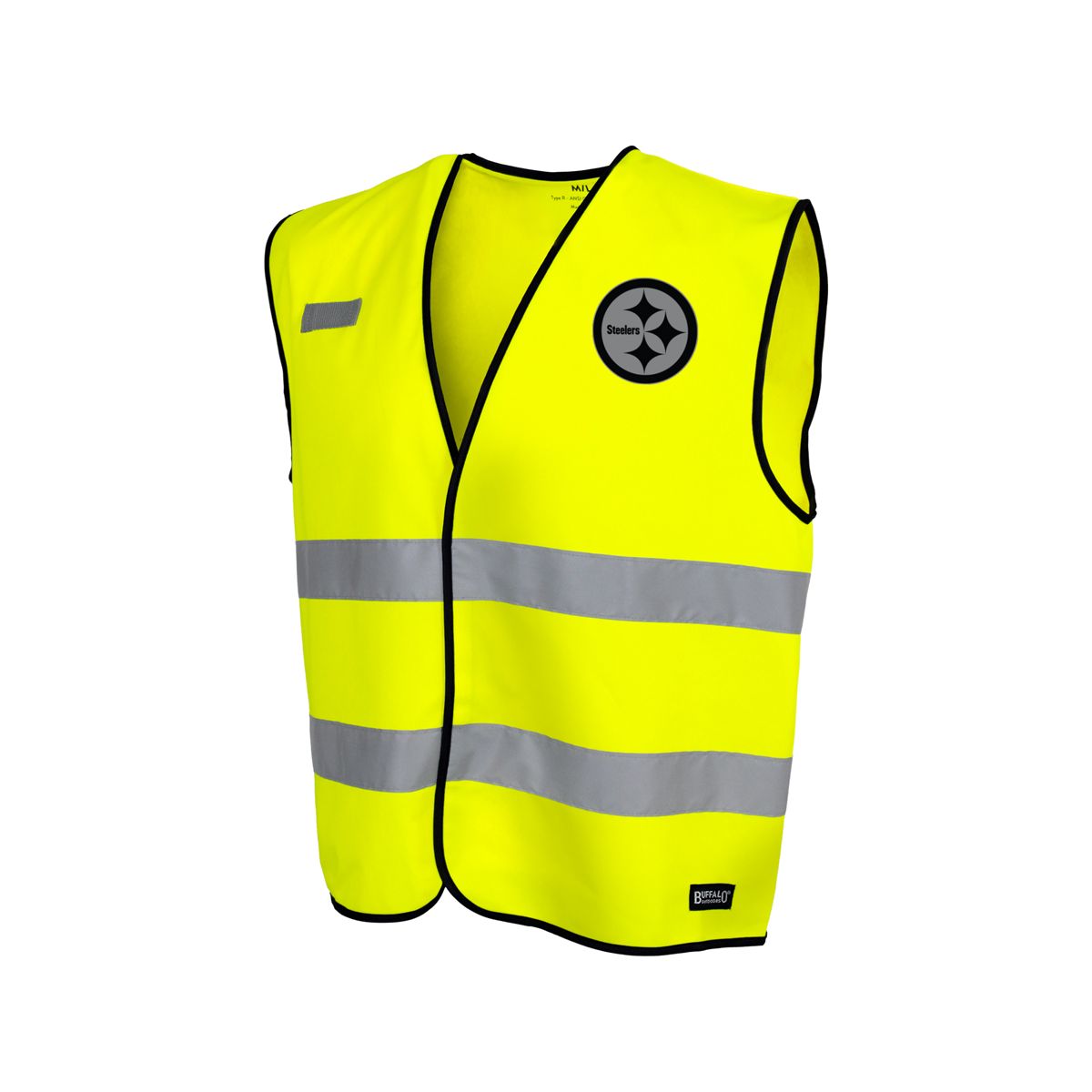 Pittsburgh Steelers Men's Buffalo Outdoors Hi-Vis Safety Work Vest