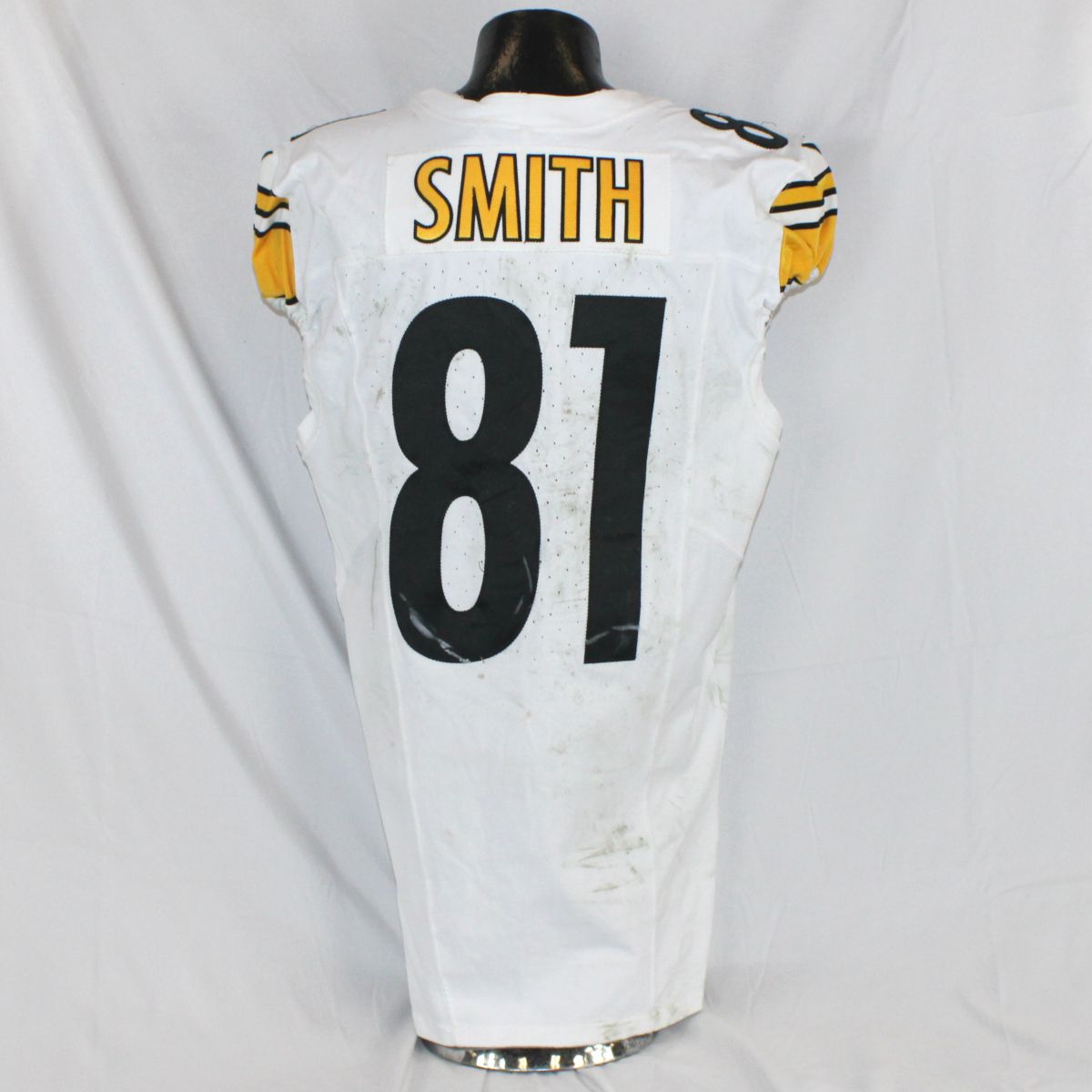 Pittsburgh Steelers #81 Jonnu Smith 2025 Away Game Used Jersey 1 Pittsburgh Steelers #81 Jonnu Smith 2025 Away Game Used Jersey