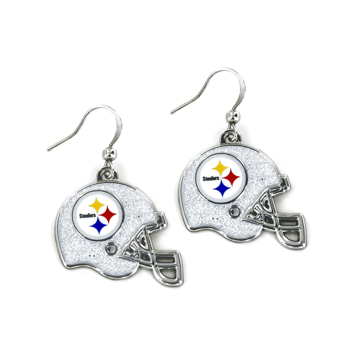 Pittsburgh Steelers Dimple Helmet Earrings