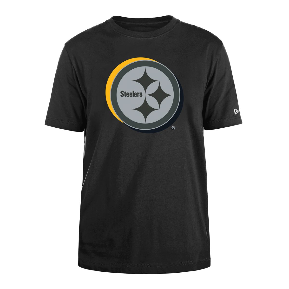 Pittsburgh Steelers Men's New Era Black NFL Draft Short Sleeve T-Shirt 2 Pittsburgh Steelers Men's New Era Black NFL Draft Short Sleeve T-Shirt