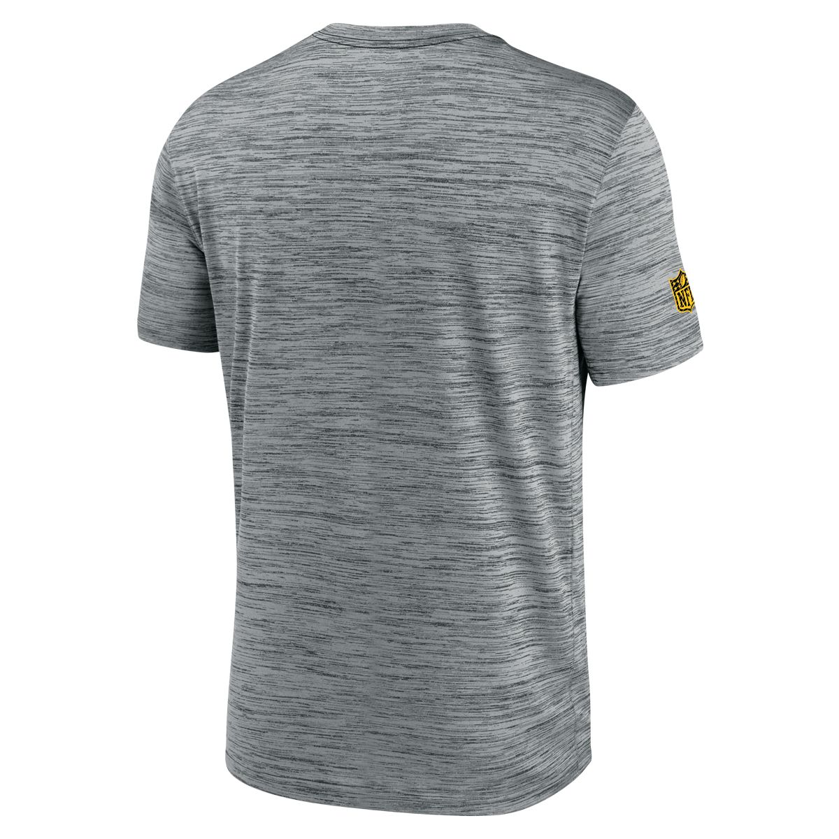 Pittsburgh Steelers Men's Nike Sideline Dri-FIT Velocity Grey Short Sleeve T-Shirt 2 Pittsburgh Steelers Men's Nike Sideline Dri-FIT Velocity Grey Short Sleeve T-Shirt