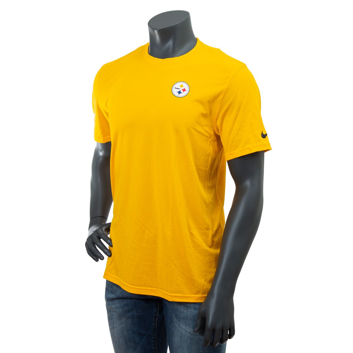 Pittsburgh Steelers Men's Exclusive Nike Legend Small Logo Gold Short Sleeve T-Shirt 7 Pittsburgh Steelers Men's Exclusive Nike Legend Small Logo Gold Short Sleeve T-Shirt