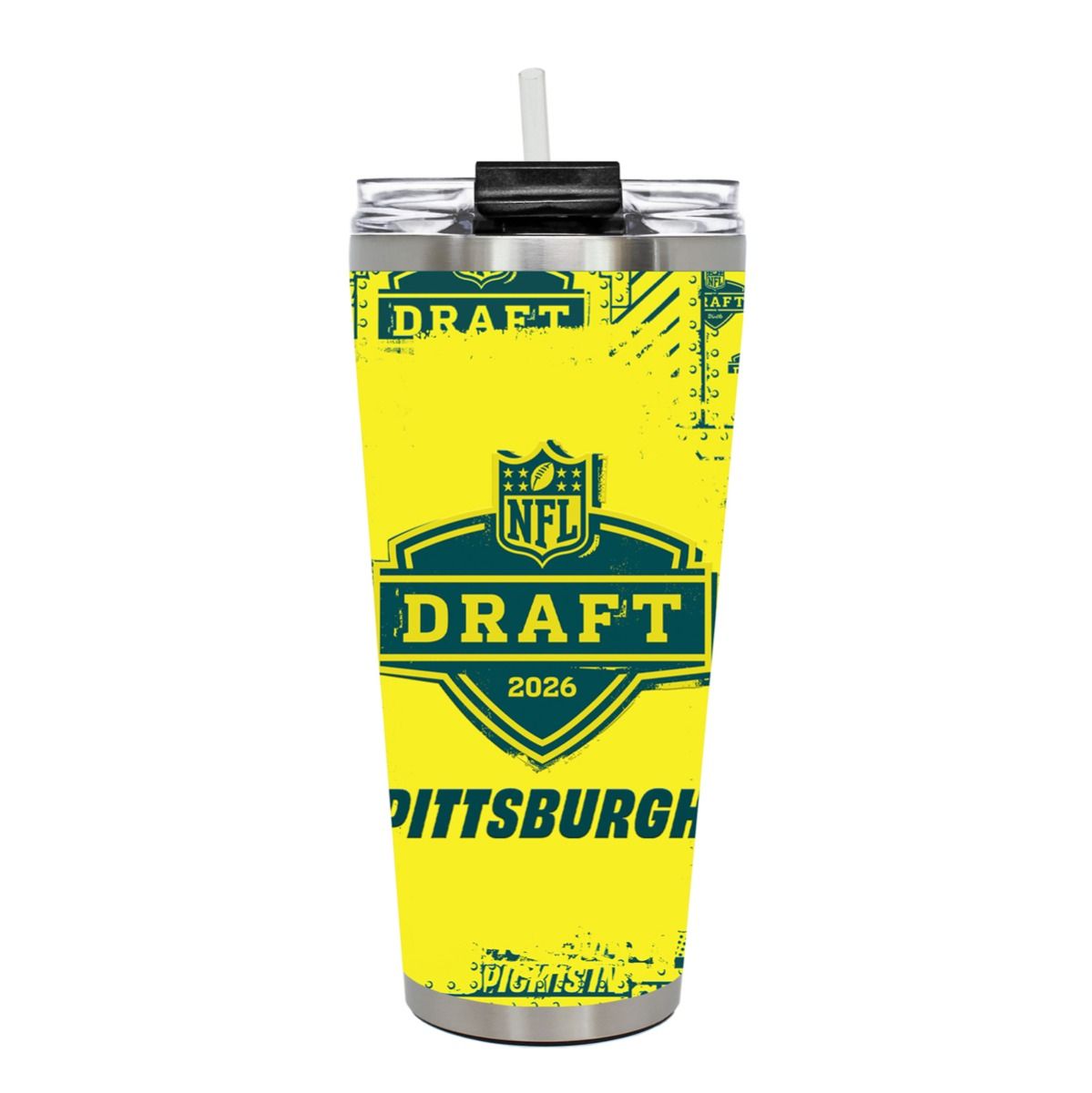 Pittsburgh Steelers Draft Pittsburgh Big Slim Tumbler 5 Pittsburgh Steelers Draft Pittsburgh Big Slim Tumbler