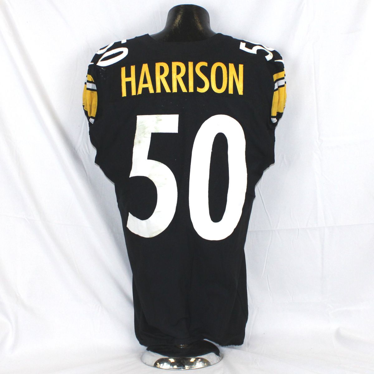 Pittsburgh Steelers #50 Malik Harrison Home Game Used Jersey* vs Indianapolis 7 Pittsburgh Steelers #50 Malik Harrison Home Game Used Jersey* vs Indianapolis