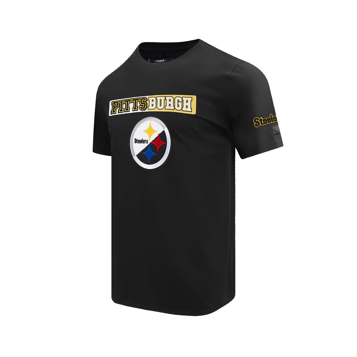 Pittsburgh Steelers Men's Pro Standard Split Logo Short Sleeve T-Shirt 6 Pittsburgh Steelers Men's Pro Standard Split Logo Short Sleeve T-Shirt