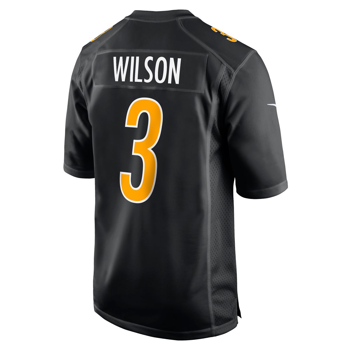 Russell Wilson #3 Men's Nike Replica Carbon Jersey