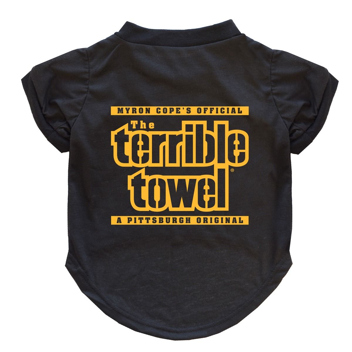 Pittsburgh Steelers Terrible Towel® Black Pet T-Shirt
