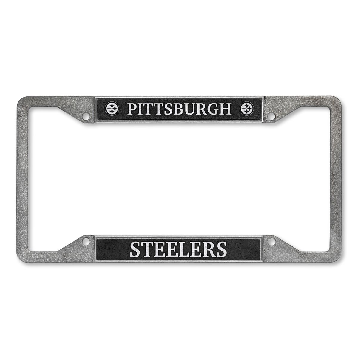 Pittsburgh Steelers Pewter License Plate Frame