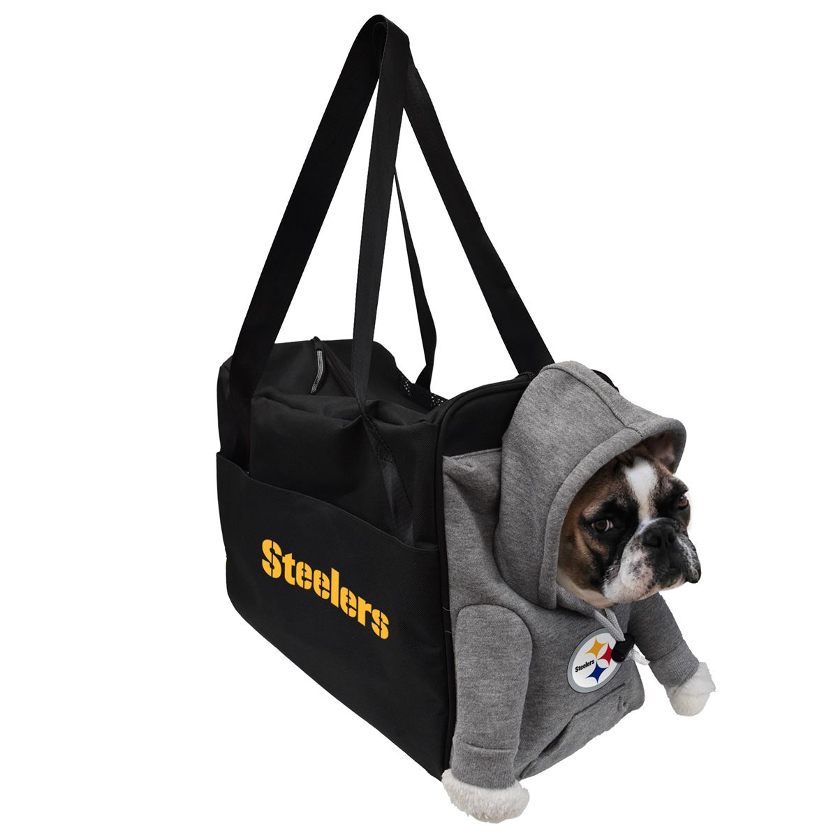 Pittsburgh Steelers Furry Fan Pet Carrier 2 Pittsburgh Steelers Furry Fan Pet Carrier