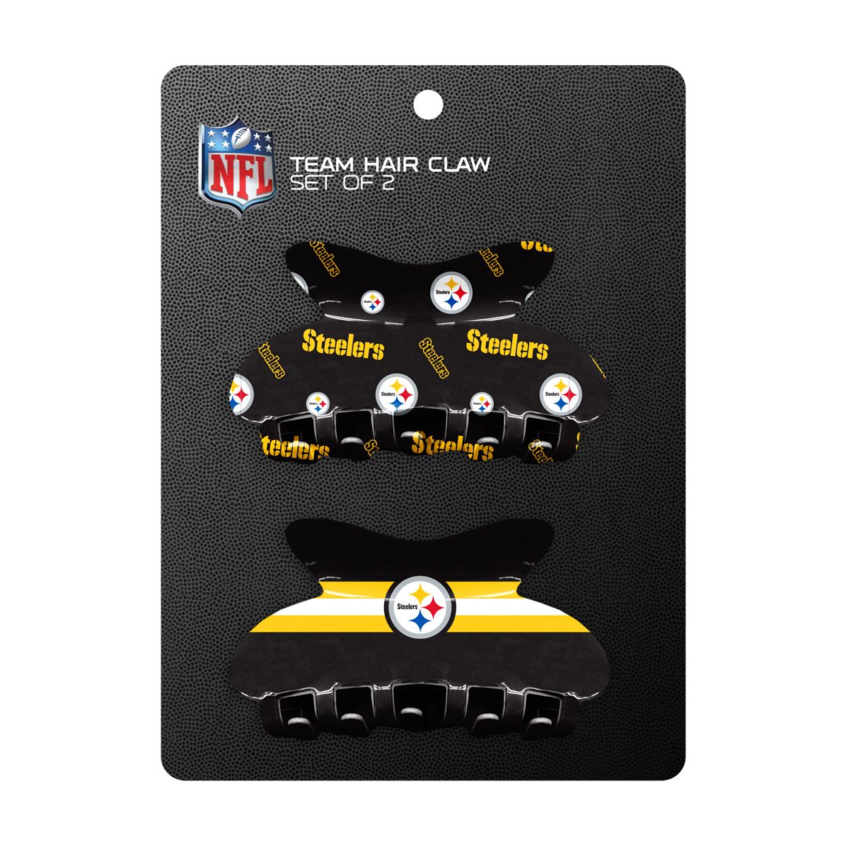 Pittsburgh Steelers Claw Clip 2 Pack 2 Pittsburgh Steelers Claw Clip 2 Pack