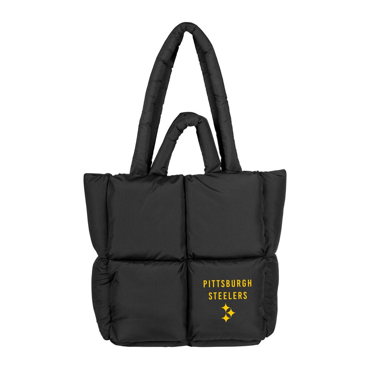 Pittsburgh Steelers Puff Tote 2 Pittsburgh Steelers Puff Tote