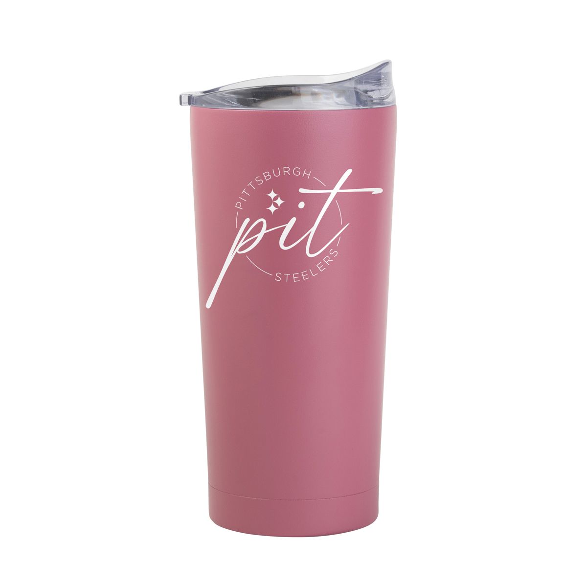 Pittsburgh Steelers 20oz. Pit Script Berry Tumbler