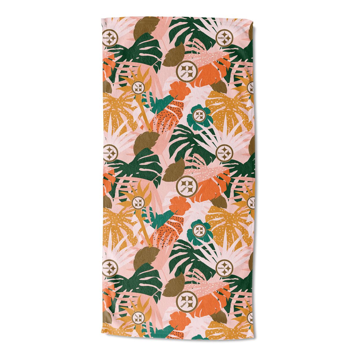 Pittsburgh Steelers Hawaiian Print Oversize Beach Towel 1 Pittsburgh Steelers Hawaiian Print Oversize Beach Towel