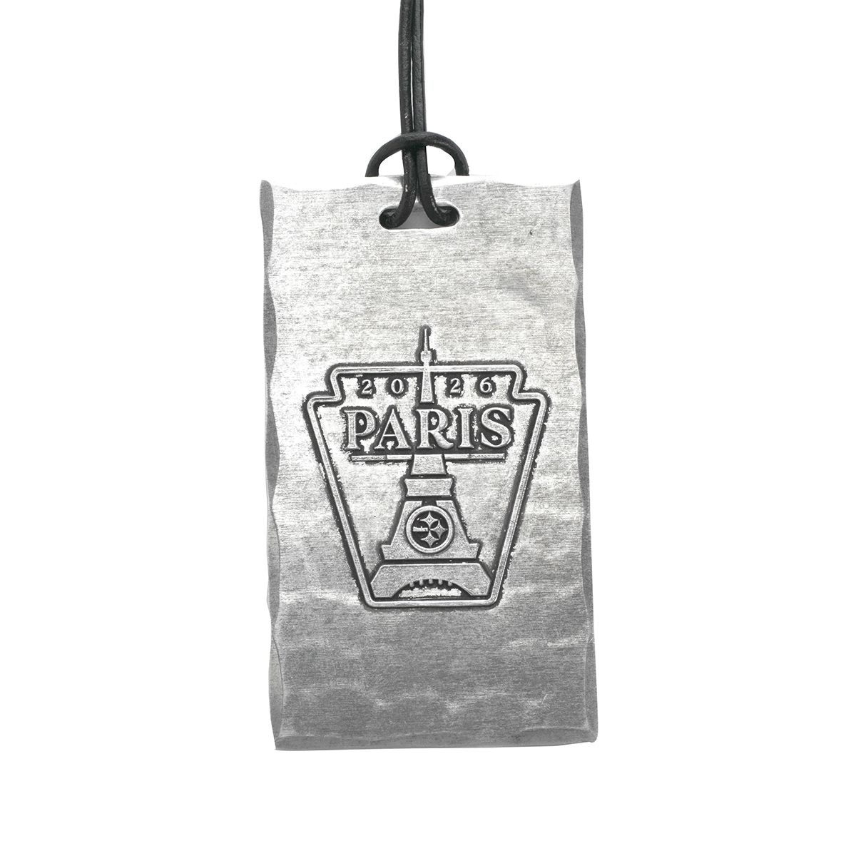 Pittsburgh Steelers Wendell August Forge Paris 2026 Aluminum Bag Tag 2 Pittsburgh Steelers Wendell August Forge Paris 2026 Aluminum Bag Tag